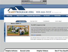 Tablet Screenshot of harpprogram.org